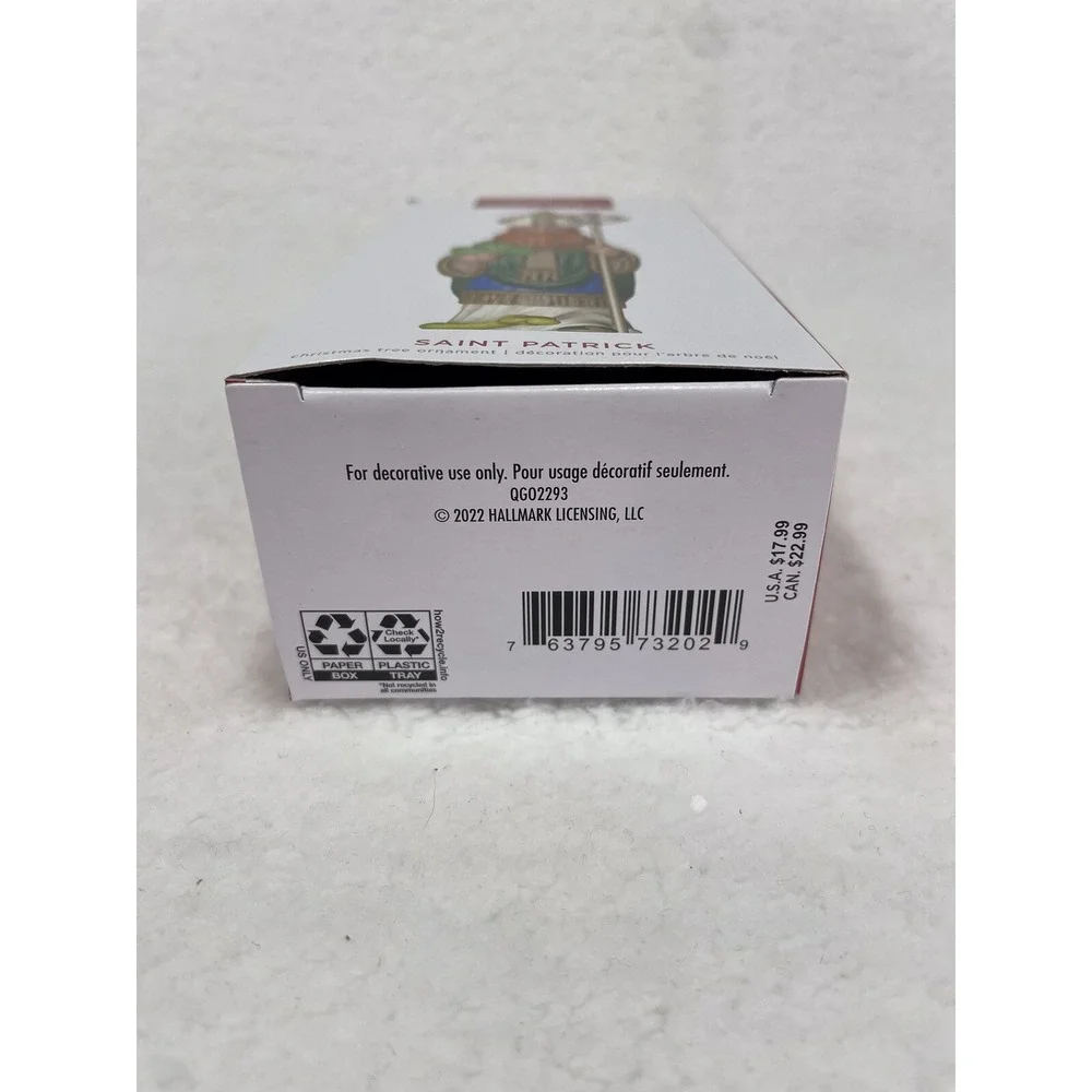 Hallmark Keepsake‎ Saint Patrick 2022 Ornament NIB Ireland